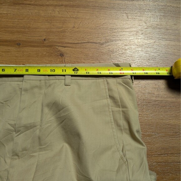 Alan Flusser Pants Mens 32x32(34x30) Khaki Dress Slacks Preppy Business Casual - Picture 6 of 10